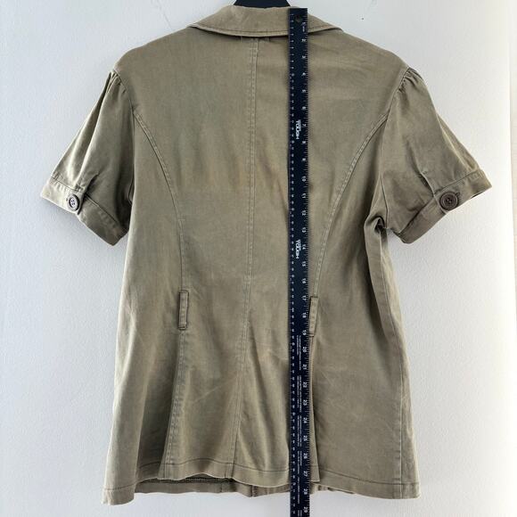 siren lily cotton green jacket size 1x - Picture 3 of 4